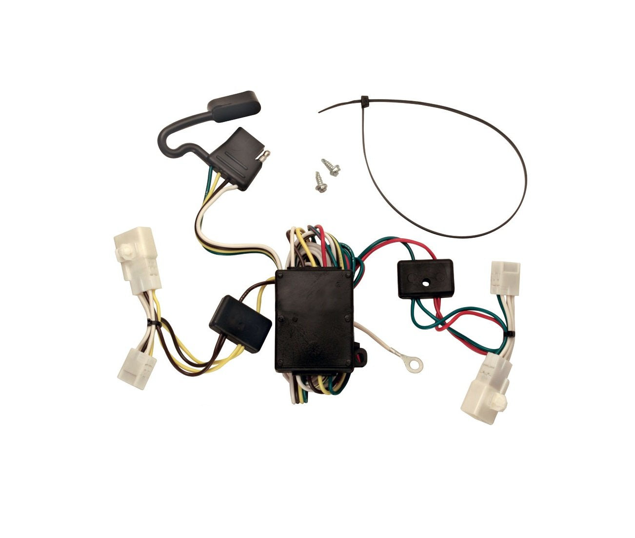 Tekonsha 118308 T-One T-Connector Harness, 4-Way Flat, W/Converter, Compatable With 2002-2006 Toyota Camry Black