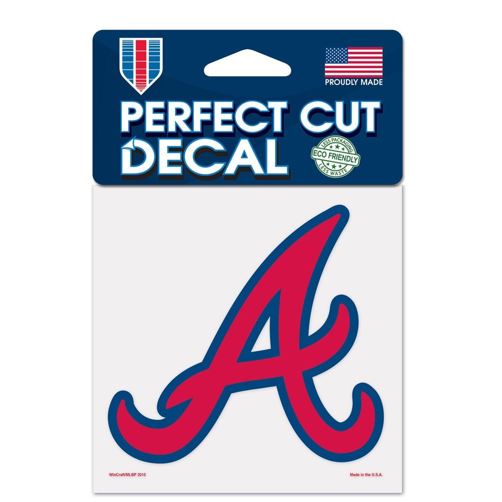 MLB Atlanta Braves Perfect Cut Color Decal, 4' x 4'