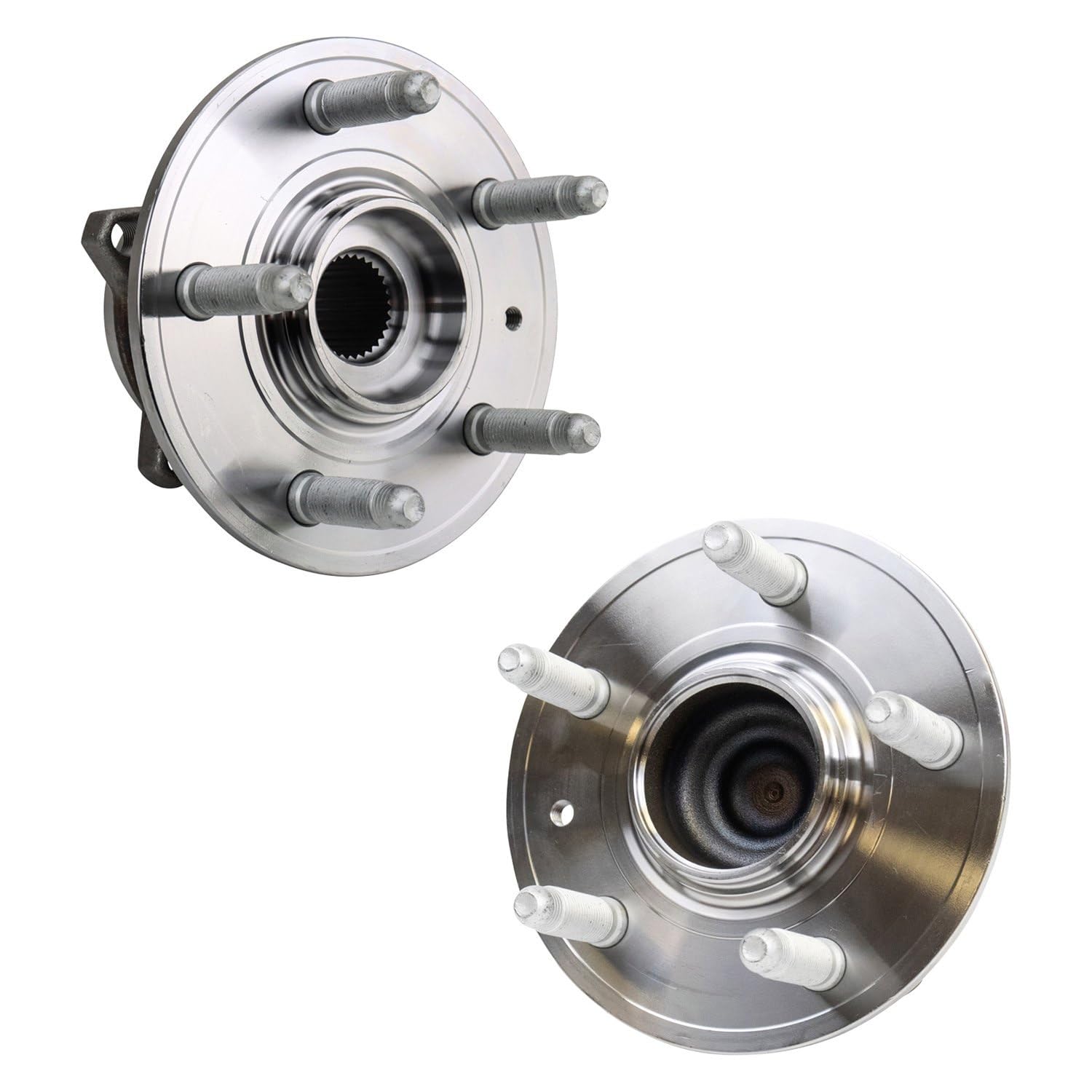 Trq Front Wheel Hub Bearings Assembly Set Compatible With 12-16 Tesla S