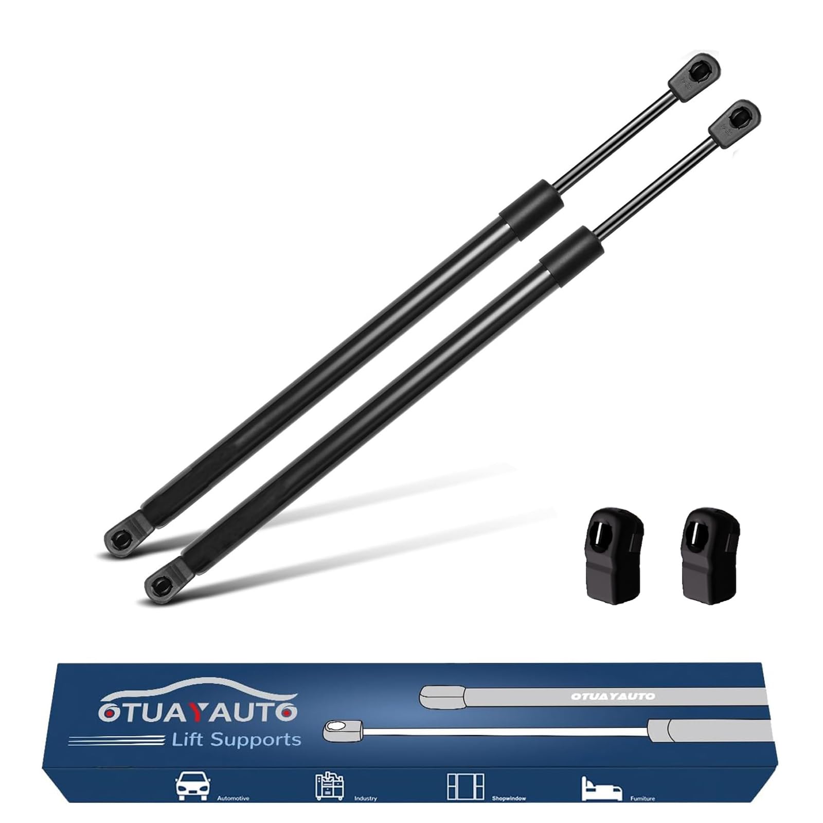 Otuayauto Rear Hatch Struts - Replacement For 2008-2016 Chrysler Town & Country, 2008-2017 Dodge Grand Caravan, 2012-2015 Ram C/