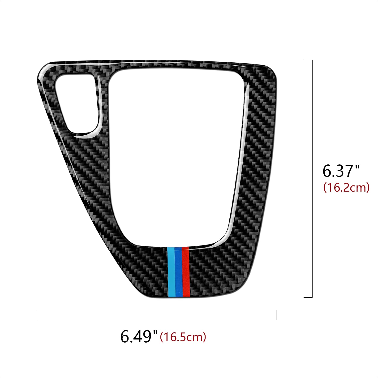 Car Gear Shift Panel Sticker Decal Carbon Fiber Trim Cover Fits For Bmw E90 E92 E93 2006 2007 2008 2009 2010 2011 Accessories