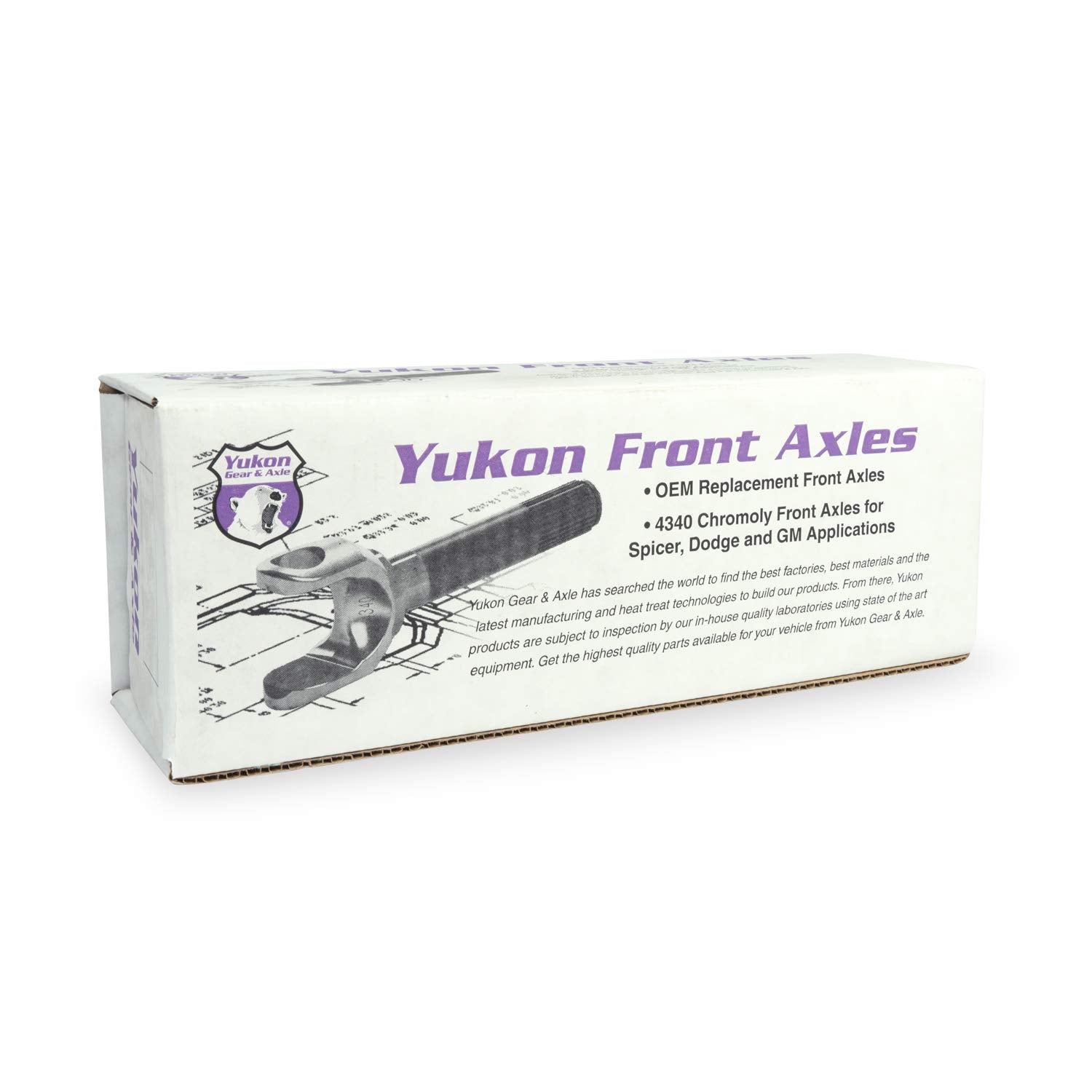 Yukon Gear & Axle (YA W39529) Left Inner Replacement Axle for Chevy Blazer/GM Truck Dana 44 Differential 4340 Chrome-Moly