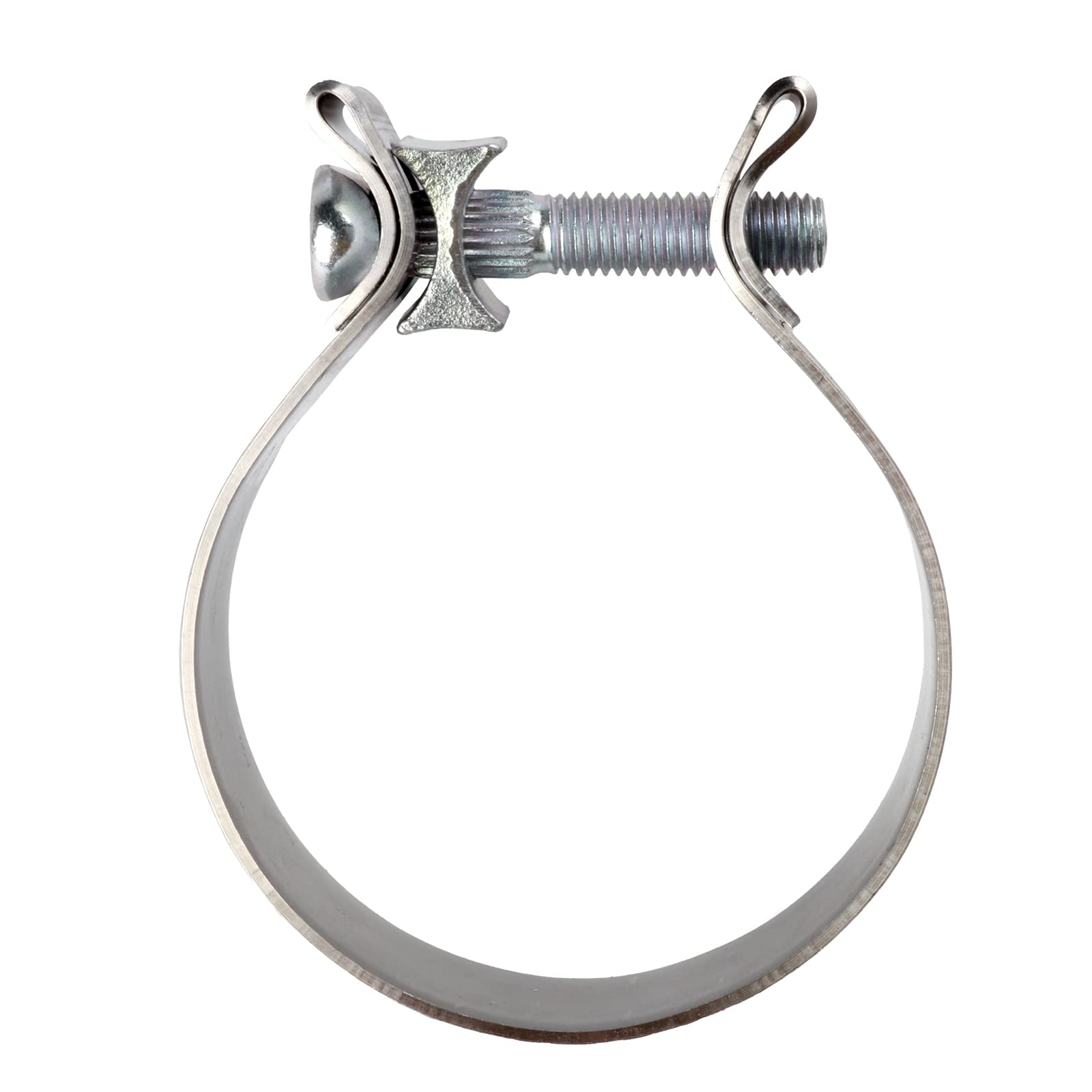 Tirol 3 Exhaust Clamp 3 Inch Exhaust Clamp Stainless Steel Narrow Band Muffler Clamp For 3' Od Exhaust Pipe, Muffler Pipe 2Pcs