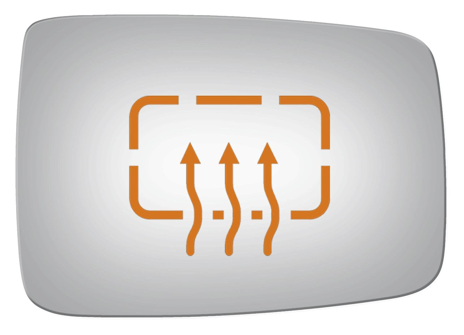 Burco 5351H Convex Passenger Side Power Replacement Mirror Glass Heated For 2011-2014 Dodge Ram, 2011-2014 Ram 1500, 2500, 3500,