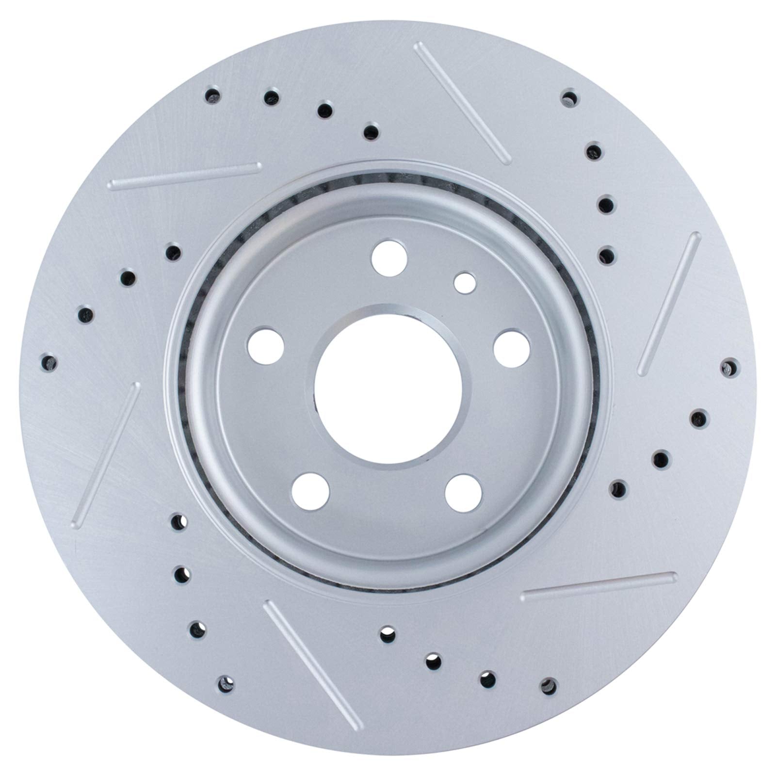 Trq Front Performance Brake Rotors Set Premium G-Coated Compatible With 2017-2023 Chevrolet Bolt Ev 2011-2019 Cruze 2016 Cruze L