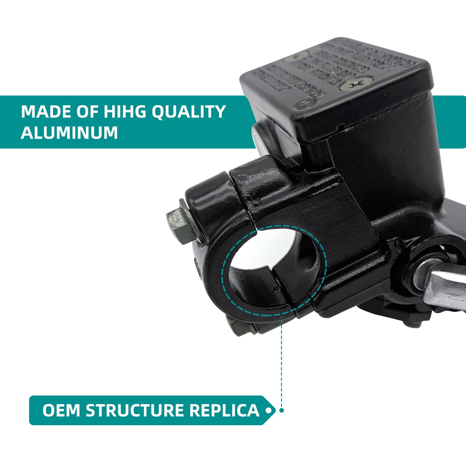 Front Right Brake Master Cylinder For Kawasaki Prairie 300 360 400 700 Bayou 300 Brute Force 650 Lakota 300 Mojave 250 Kvf300 Kvf360 Kvf400 Kvf700 Klf300 Kvf650 Kfx700 Kef300 Ksf250