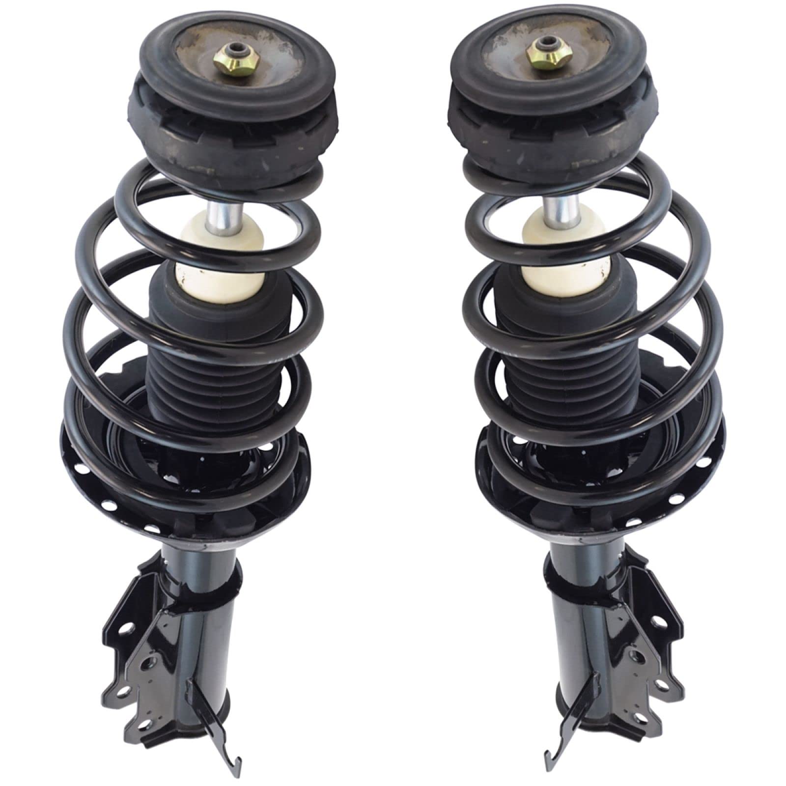 Trq Front Strut & Coil Spring Assembly Set Driver & Passenger Sides Compatible With 13 Chevrolet Malibu