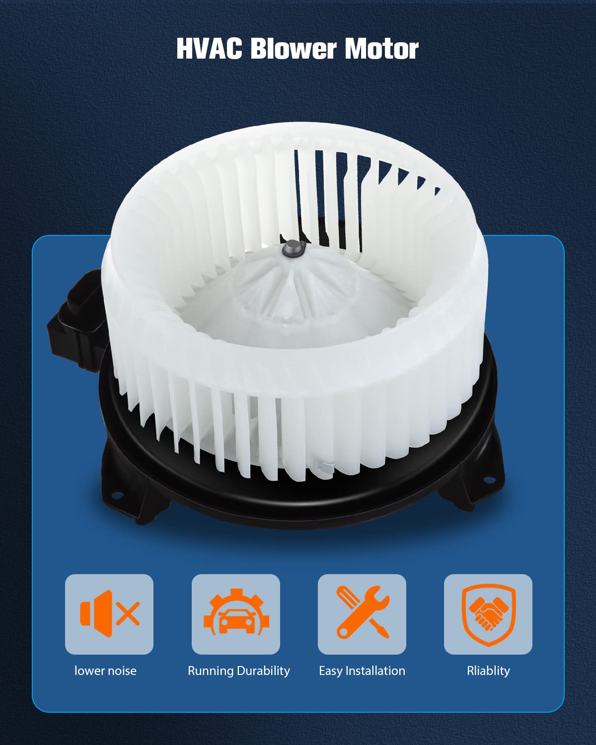 Eccpp Hvac Heater Blower Motor 700203 Ac Blower Motor Fit For 2007-2013 Acura Mdx/2007-2012 Acura Rdx/2009-13 Acura Tl/Tsx, For