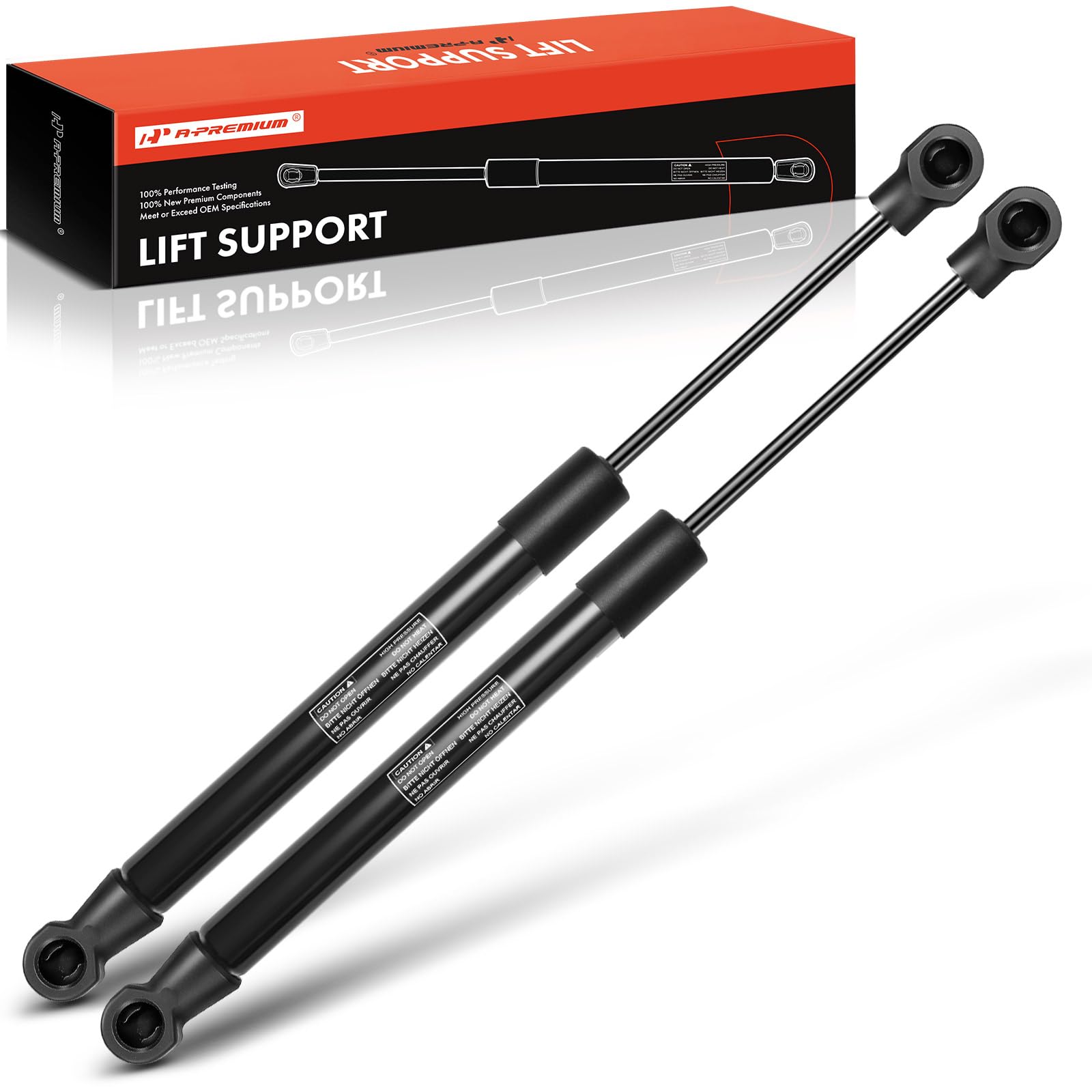 A-Premium Convertible Top Stowage Compartment Lid Strut Lift Supports Shock Struts Compatible With Mercedes-Benz Clk320 2003-200