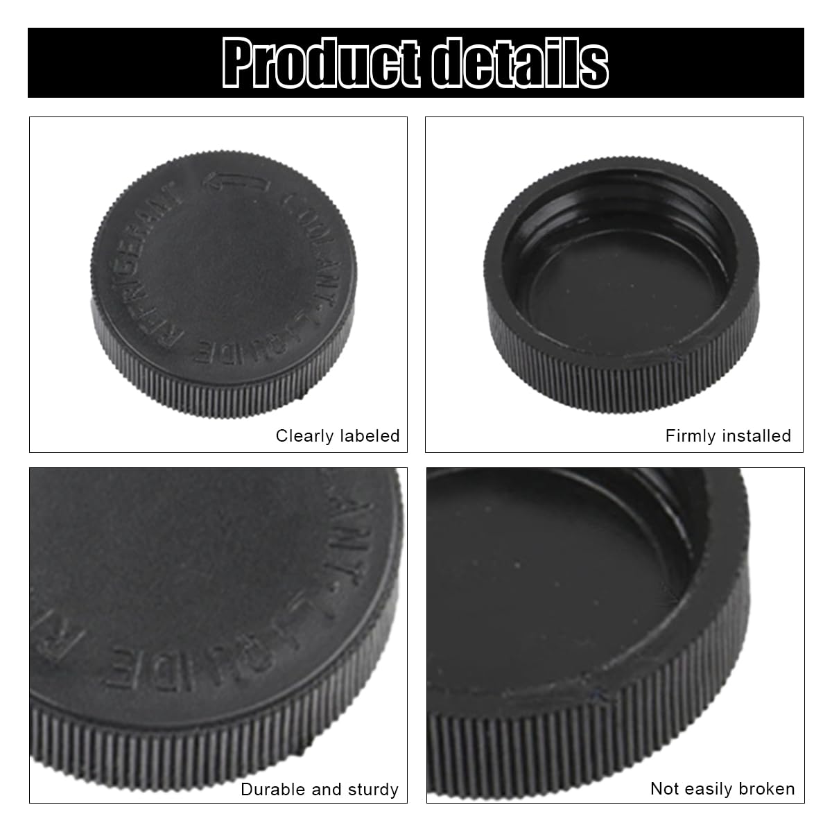 2Pcs 21712-79900 Engine Radiator Coolant Water Tank Reservoir Cap, Car Radiator Cover Car Replacement Part, Compatible With Nissan Murano Rogue Versa Infiniti