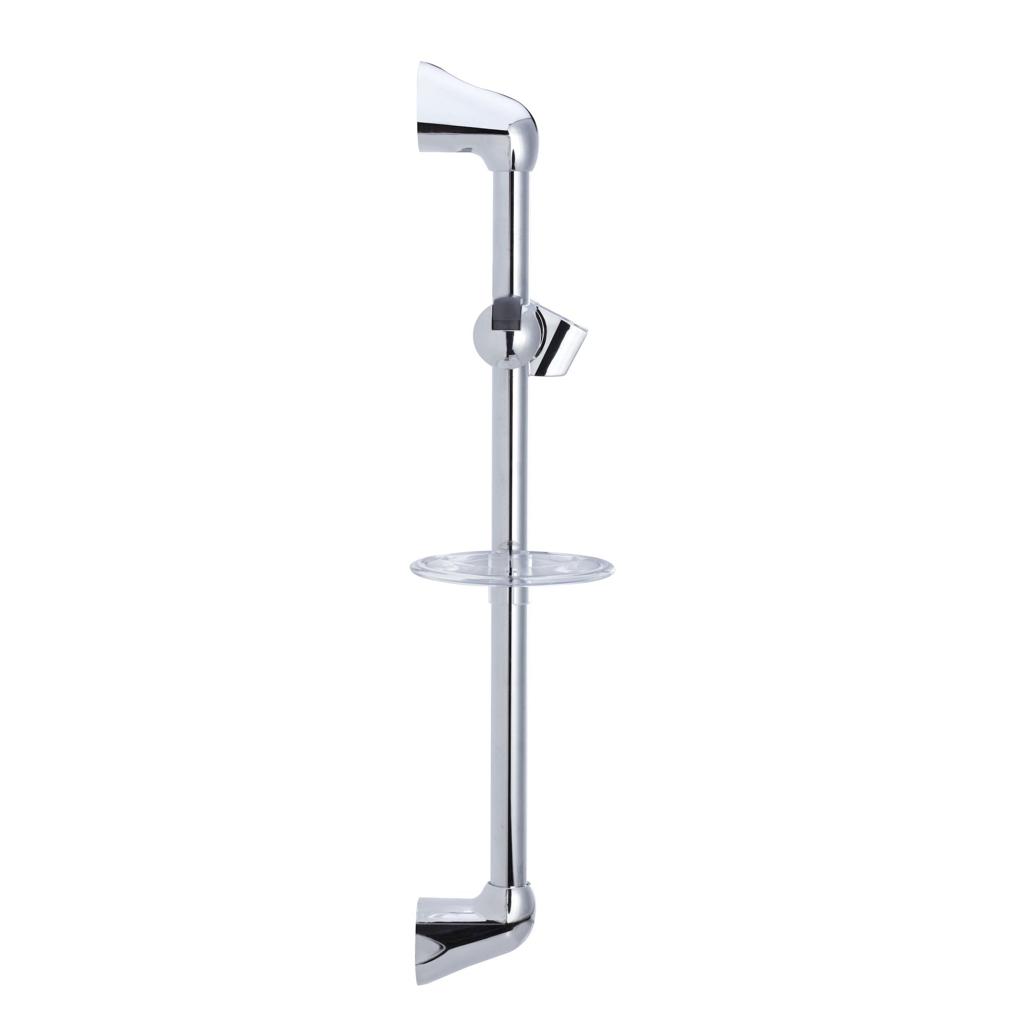 Dura Faucet Df-Sa300Cl-Cp Rv Adjustable Handheld Showerhead Shower Slide Bar (Chrome)