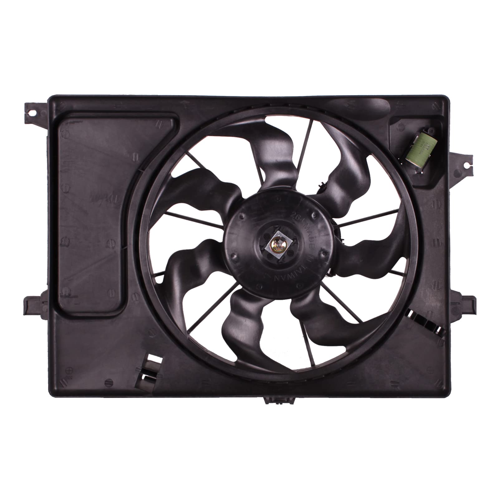 TYG OE Replacement(CAPA Quality) Cooling Fan Extra Silent for 2011-2013 Hyundai Elantra Sedan/2013 Elantra Coupe/2013-2015 Elant