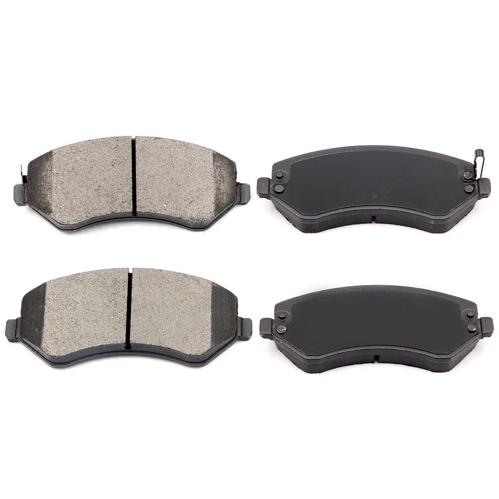ECCPP D856-7732 4pcs Front Ceramic Disc Brake Pad Set Fit For Chrysler Town & Country 2003-2007,For Chrysler Voyager 2001-2003,F