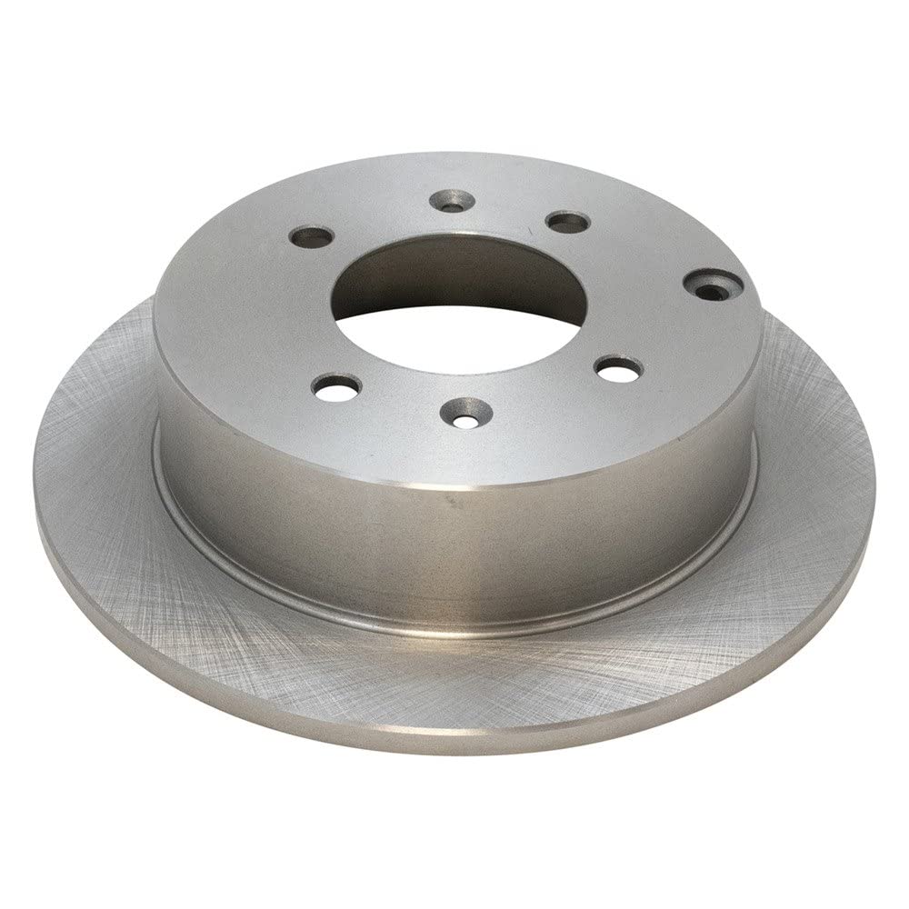 Trq Rear Brake Rotors Set Solid Compatible With 1999-2005 Hyundai Sonata 2001-2006 Kia Optima