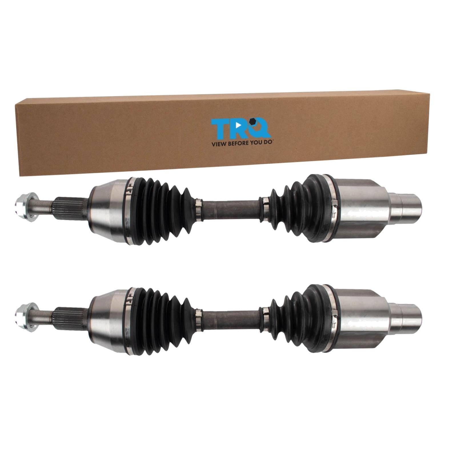 TRQ Front CV Axle Shaft Assembly Set Compatible with 2007-2009 Chrysler Aspen 2004-2009 Dodge Durango