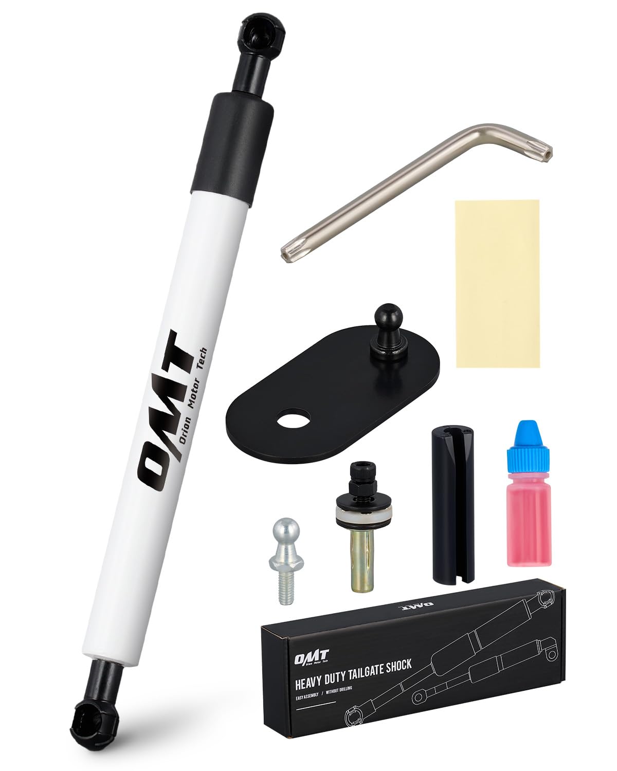 ORION MOTOR TECH Truck Tailgate Assist, Pickup Tailgate Lift Assist Kit, Pickup Tailgate Shock Compatible with 2009 2010 2011 20