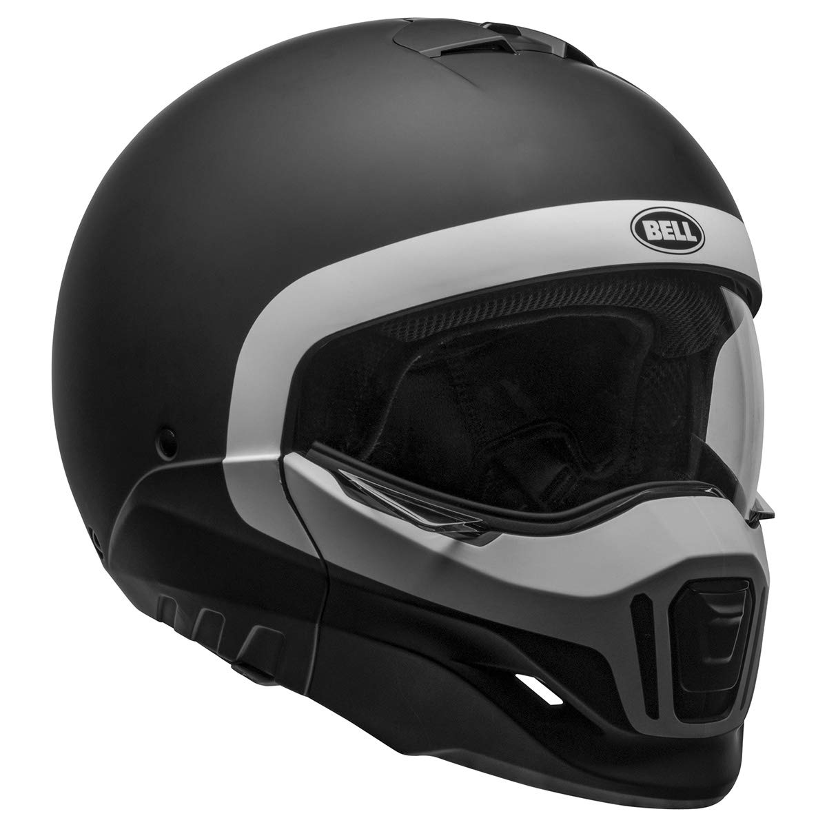 bell broozer free ride helmet - Matte Black certified for both full Bell Broozer Free Ride Motorcycle