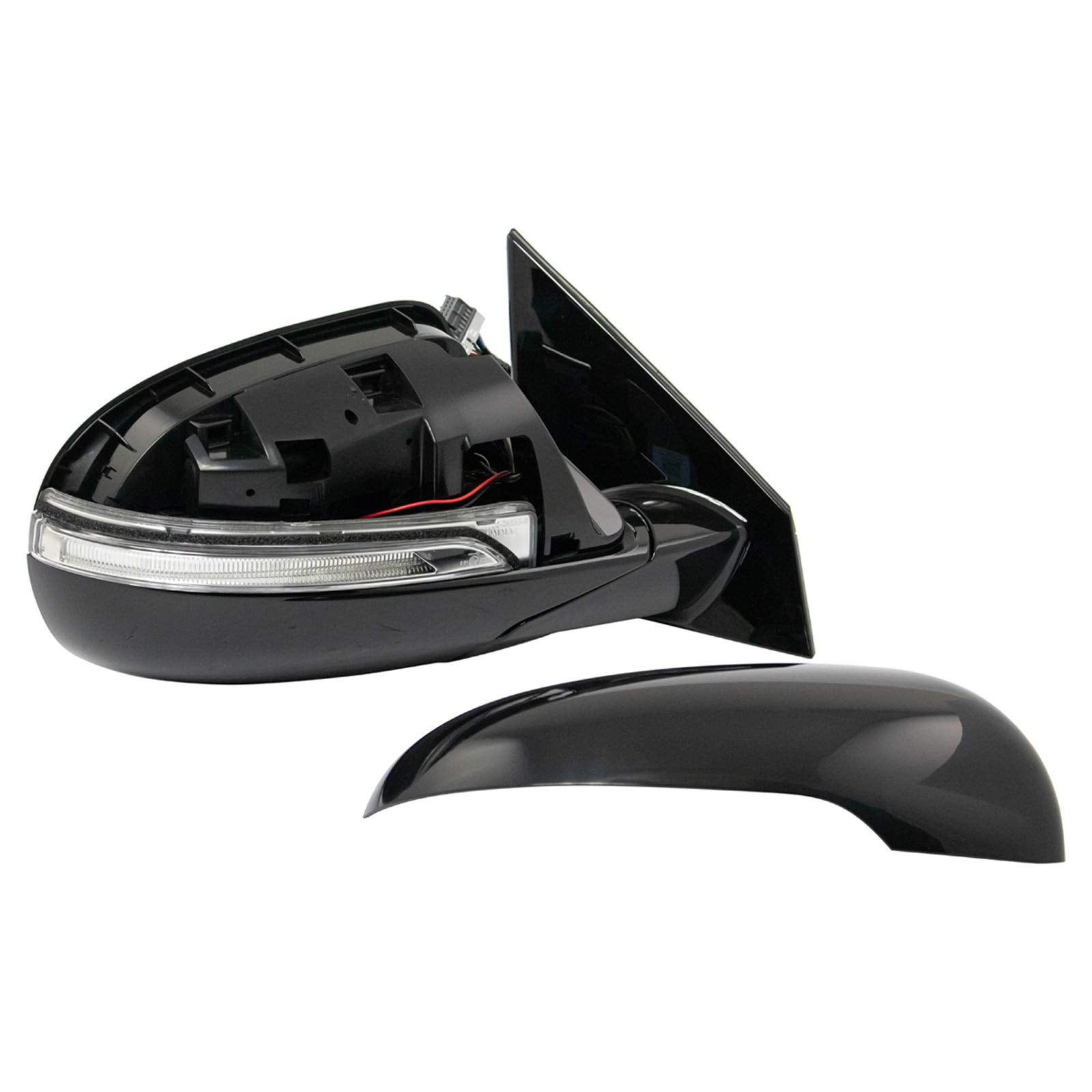 Trq Right Mirror Power Folding Without Memory Passenger Side Compatible With 2016-2018 Kia Sorento Ki1321209