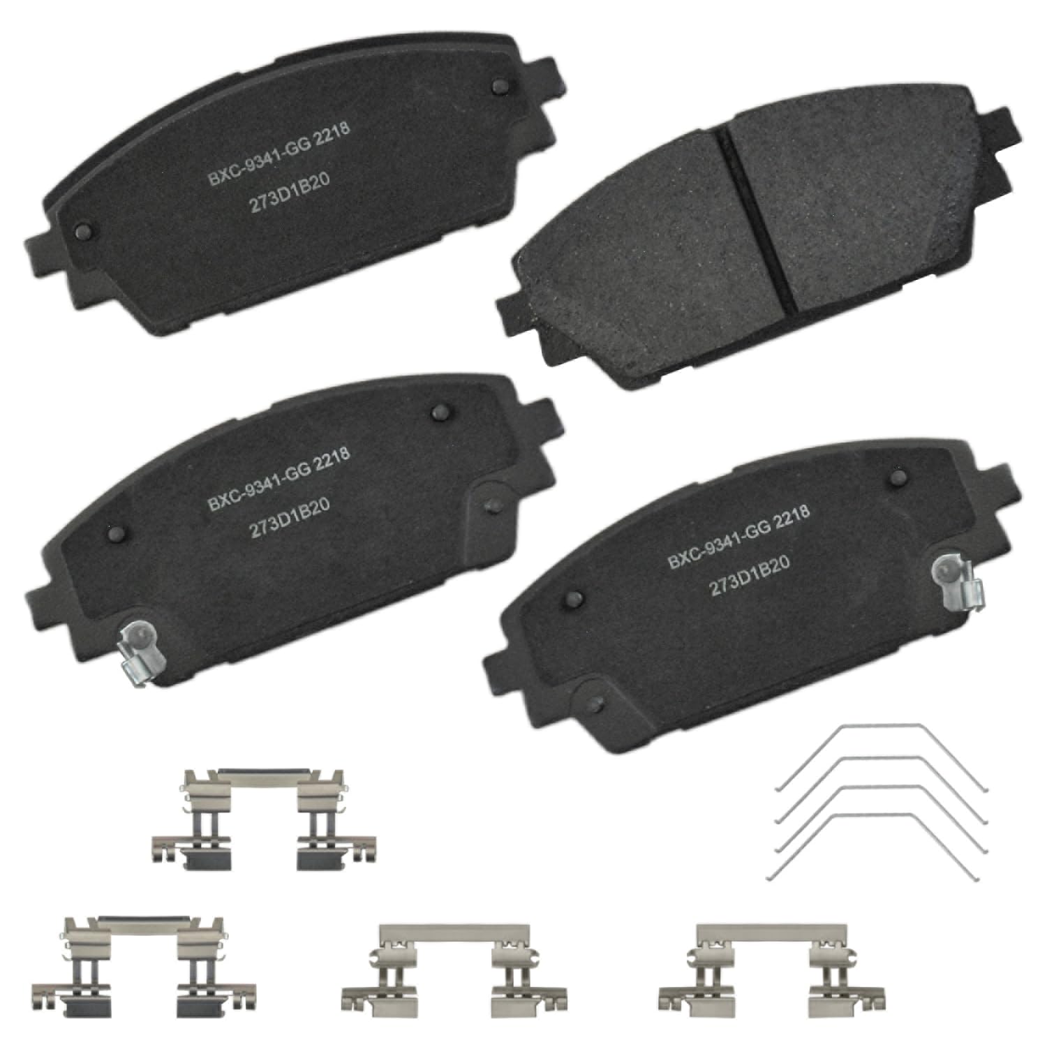 Bendix Premium Sbc2218 Ceramic Front Brake Pads For Mazda 3 2024-2019, 3 Sport 2019