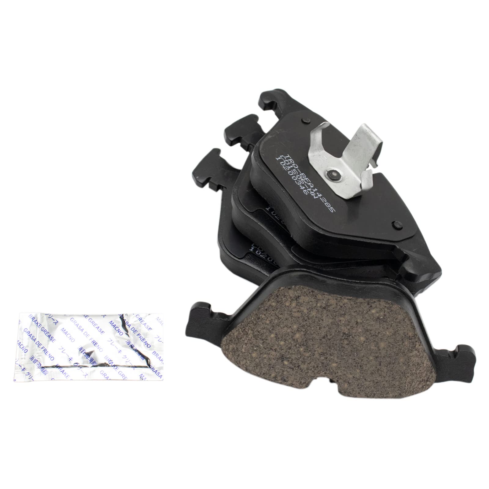 Trq Front Brake Pad & Rotor Kit Compatible With 11-17 Bmw