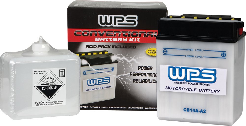 Wps Conventional 6V Standard Battery With Acid Pack 6N5.5-1D