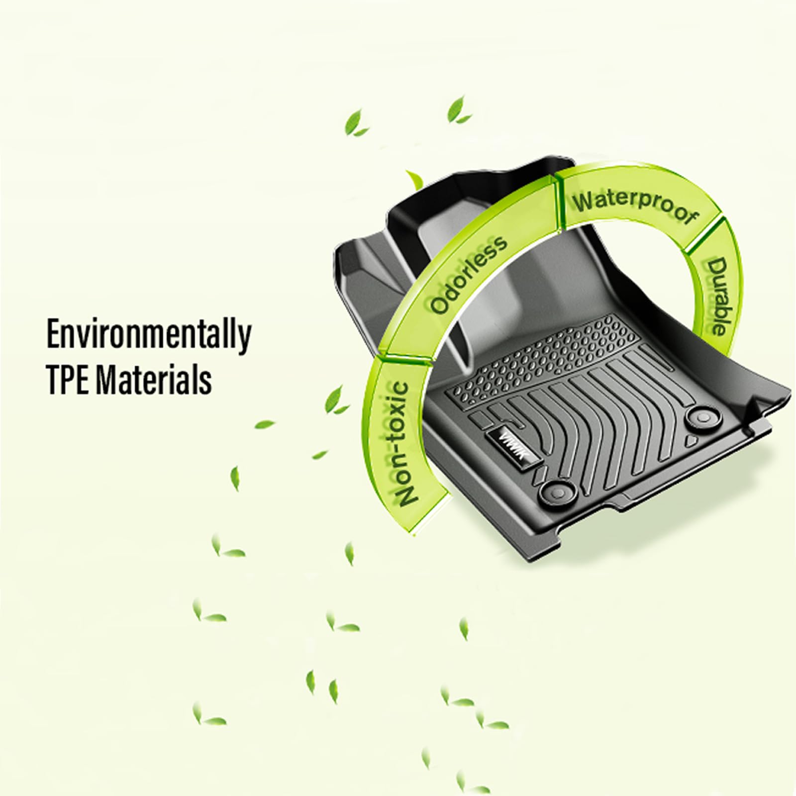 Viwik Car Floor Mats For Ford Fusion 2017 2018 2019 2020,