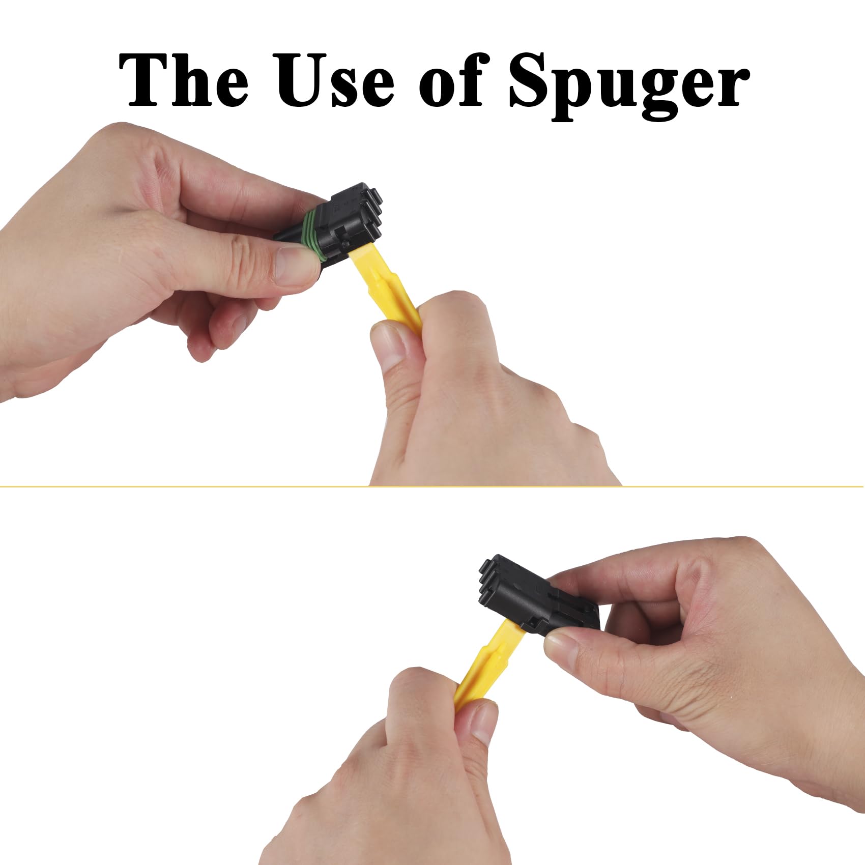 Muyi 10 Kit 3 Pin Way Waterproof Electrical Plugs 2.5Mm Series Terminal Pins Weatherpack Connectors Automotive Replacement Kits