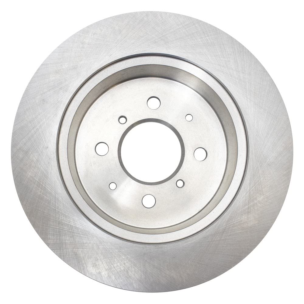 Trq Rear Brake Rotors Set Solid Compatible With 2002-2003 Honda Civic