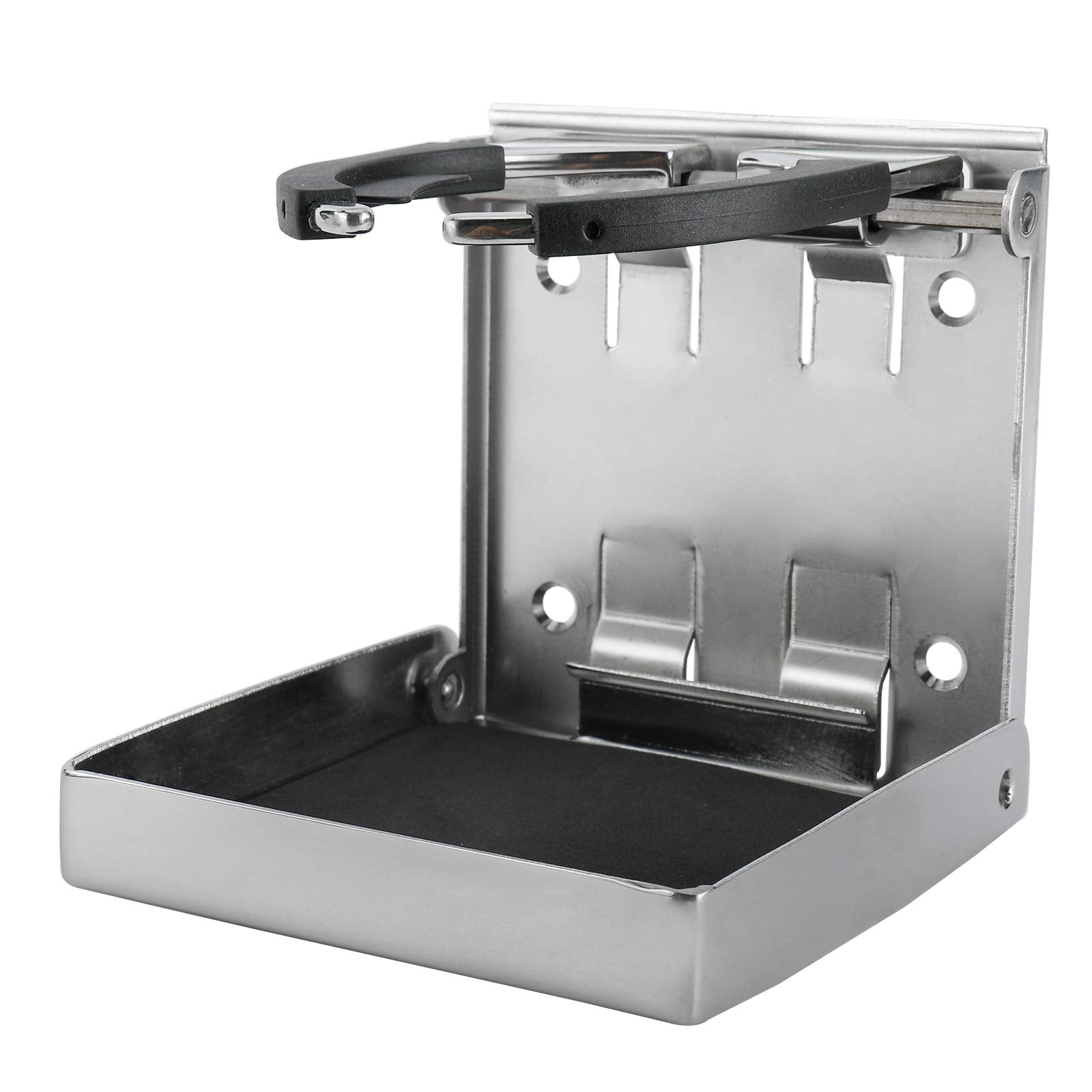 Yaemarine Stainless Steel Adjustable Folding Drink Holder Cup Holder For Marine/Boat/Caravan/Car (4)