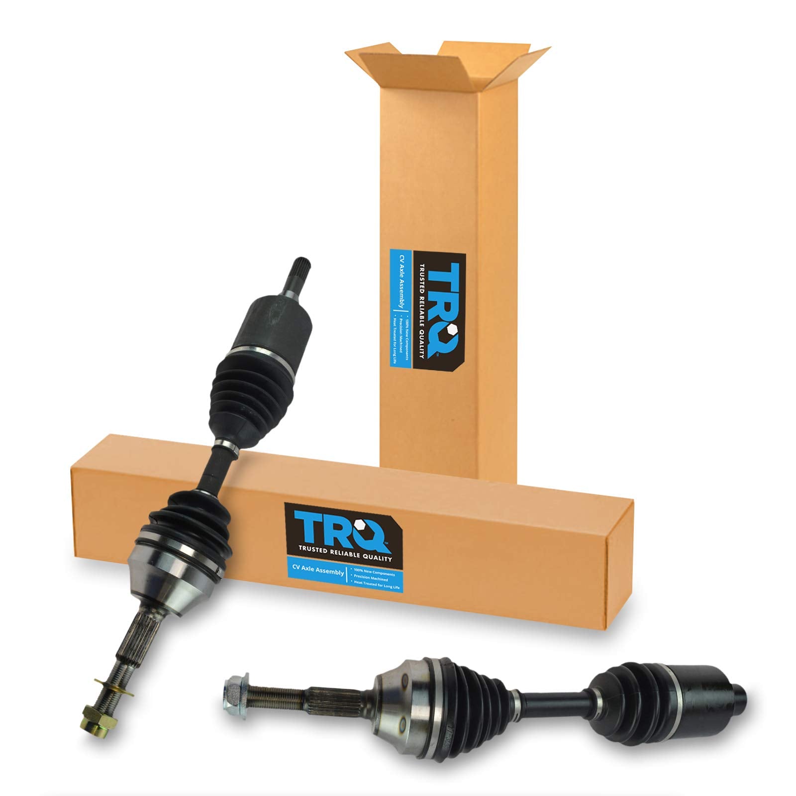 Trq Front Cv Axle Shaft Assembly Set Compatible With 2002-2007 Jeep Liberty