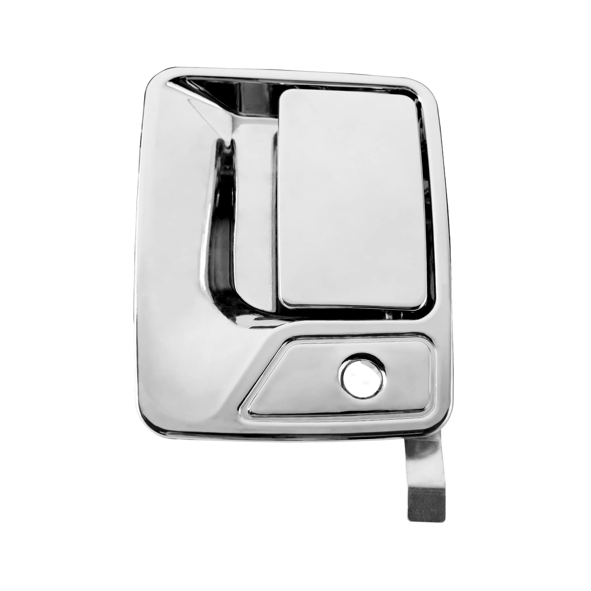 Exterior Door Handle, Compatible With 1999-2016 Ford F250 F350 F450 F550 F650 F750 Super Duty | 00-05 Ford Excursion, Chrome Fro