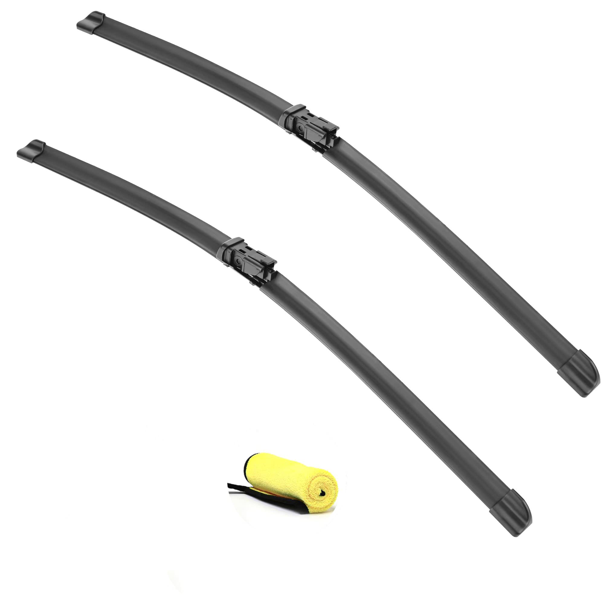 Windshield Wipers 22+22(Top Lock 19Mm,Set Of 2) Replacement For Chevrolet Silverado 2014-2018,Gmc Sierra 2014-2018 Premium All-Season Automotive Windshield Wiper Blades