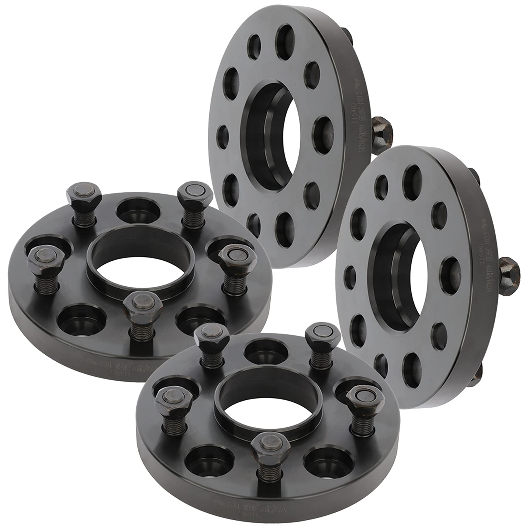 Roadfar 20Mm Wheel Spacer Adapters 5X120 Wheel Spacers With 14X1.5 Studs 5 Lugs Wheel Spacers Kits Compatible For 2013-2016 For 