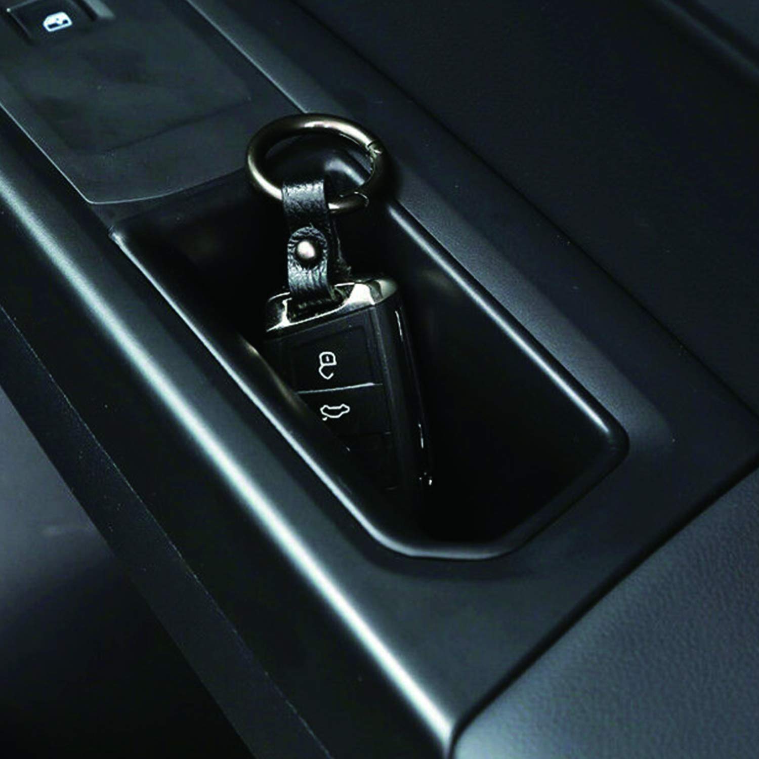 Citumo 4PK Armrest Container Door Storage Organizer Box Tray Handle for VW Volkswagen Atlas 2018-2022 Atlas Cross Sport (2 Front