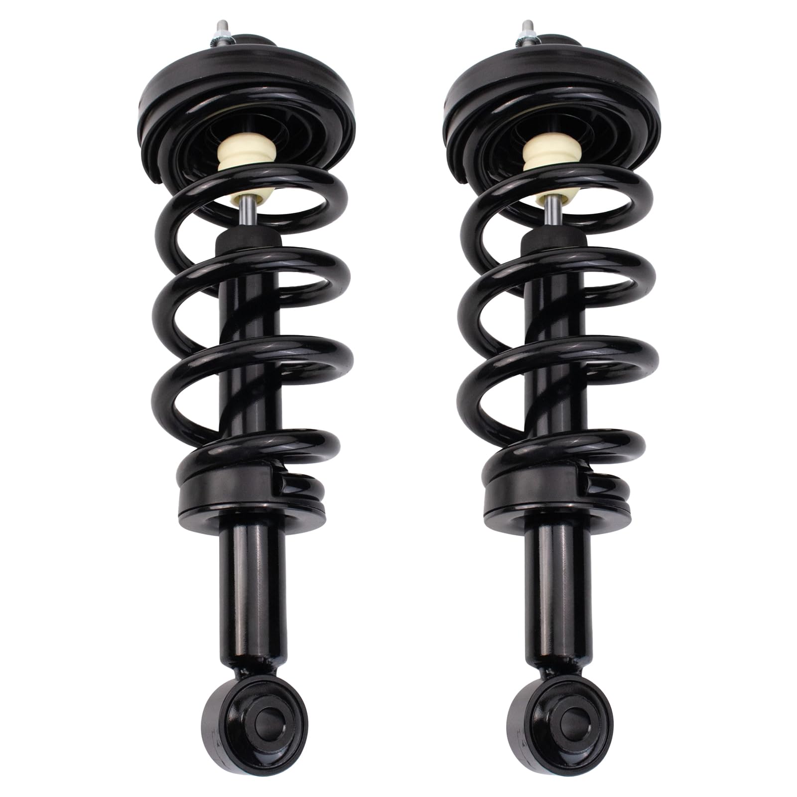 Trq Rear Shock & Spring Assembly Set Compatible With 18-22 Ford Lincoln