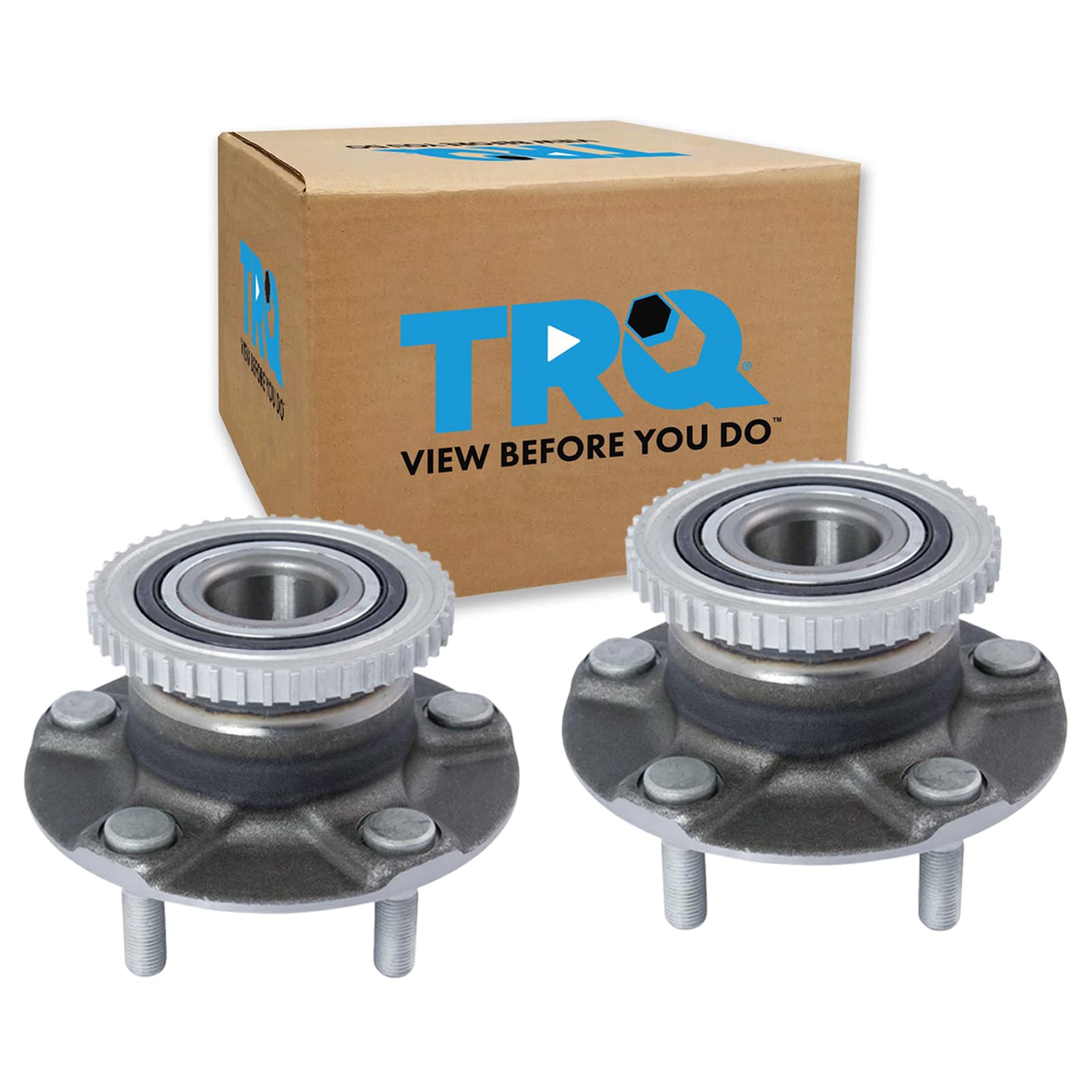 Trq Front Wheel Hub Bearings Assembly Set Compatible With 2002-2006 Infiniti Q45