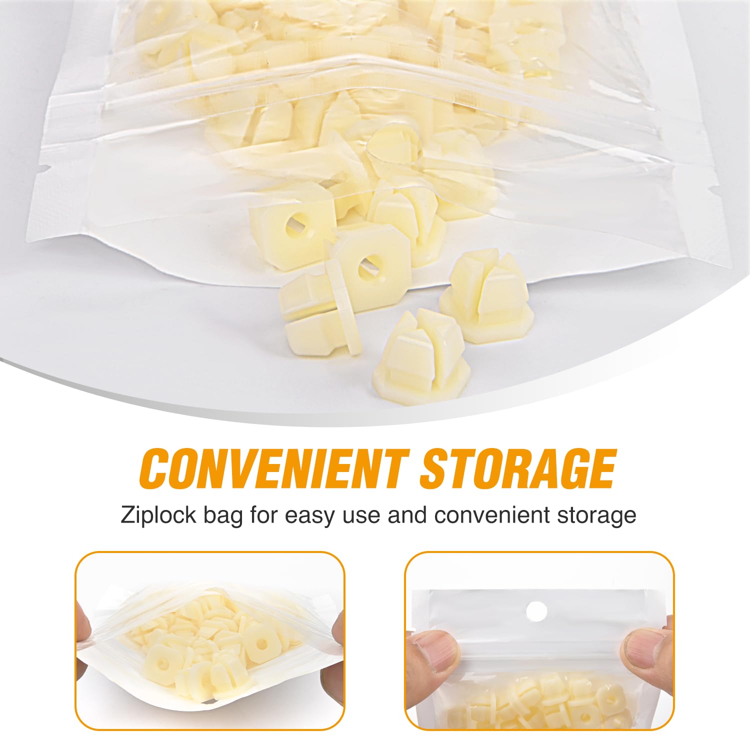 Gooacc 50 Pcs Grill Screw Nuts #8 Screw Size Front End & Instrument Panel Nut For Gm 3893980 Chrysler Chevy 1967-On