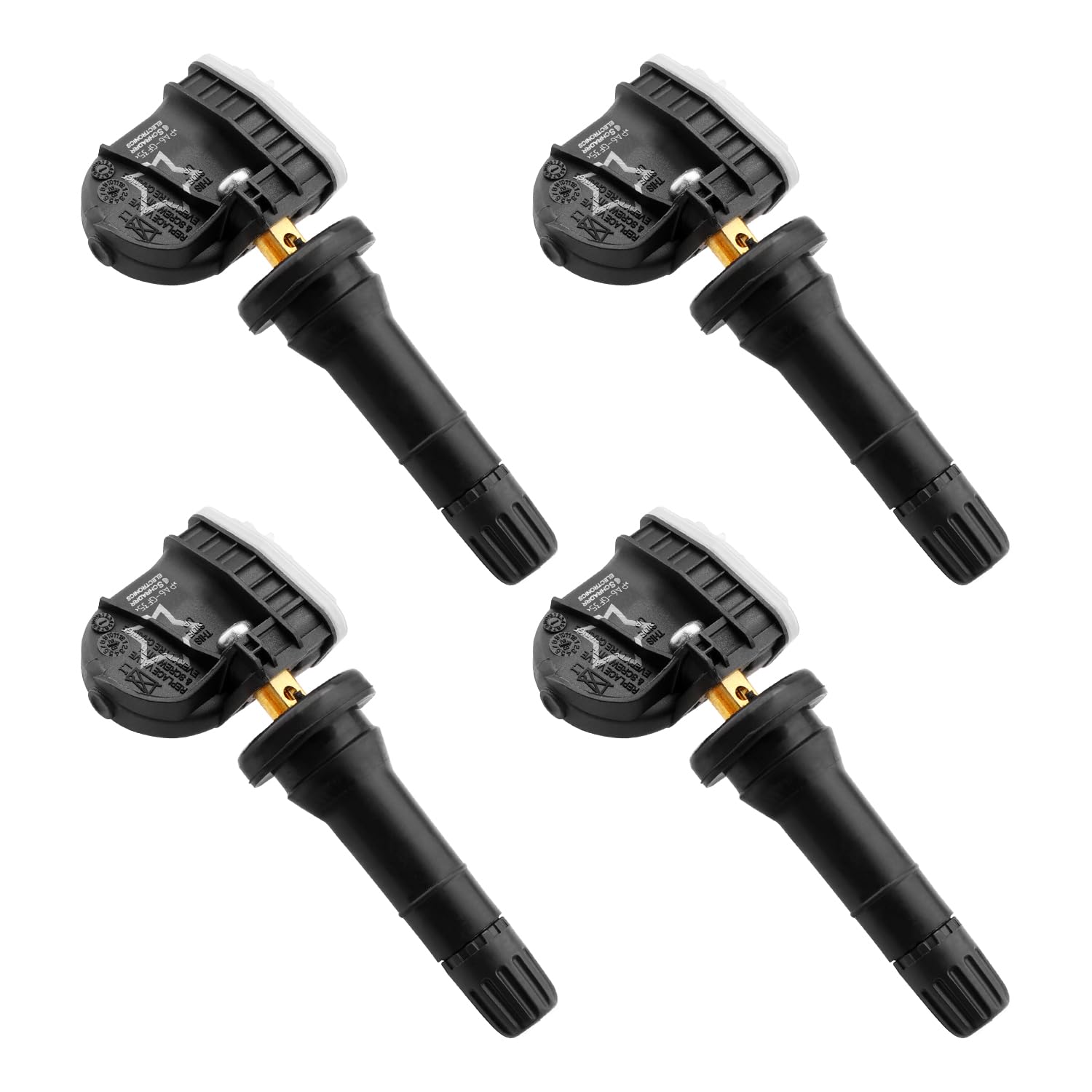 Hqpasfy Tire Pressure Sensor 315Mhz Tpms 4Pcs Compatible With Cadillac Escalade| Chevrolet Suburban| Buick Allure| Gmc Yukon & M