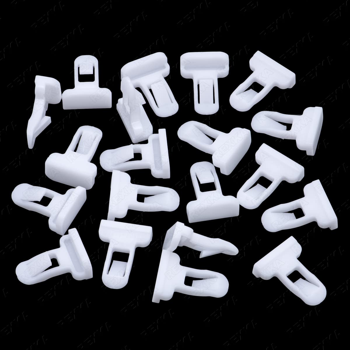 Rexka 20pcs Front & Rear Spoiler Moulding Clip Compatible with Toyota Lexus 75392-35220 4Runner, Camry, Corolla, FJ Cruiser, Hig