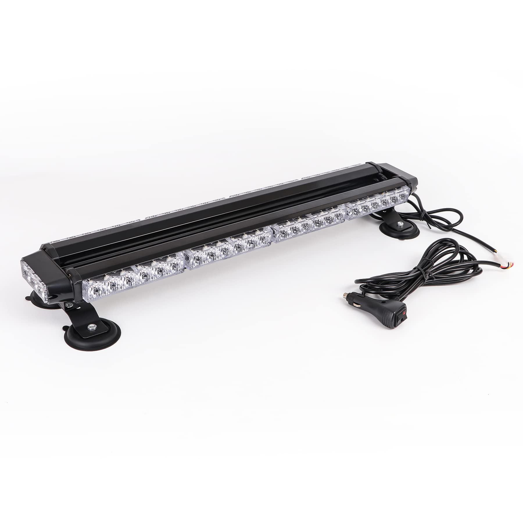 Cumart 26.5'' 54 Led Automotive Rooftop Beacon Light Bar Double Side Emergency Warning Flash Strobe Snow Plow Light Traffic Advi