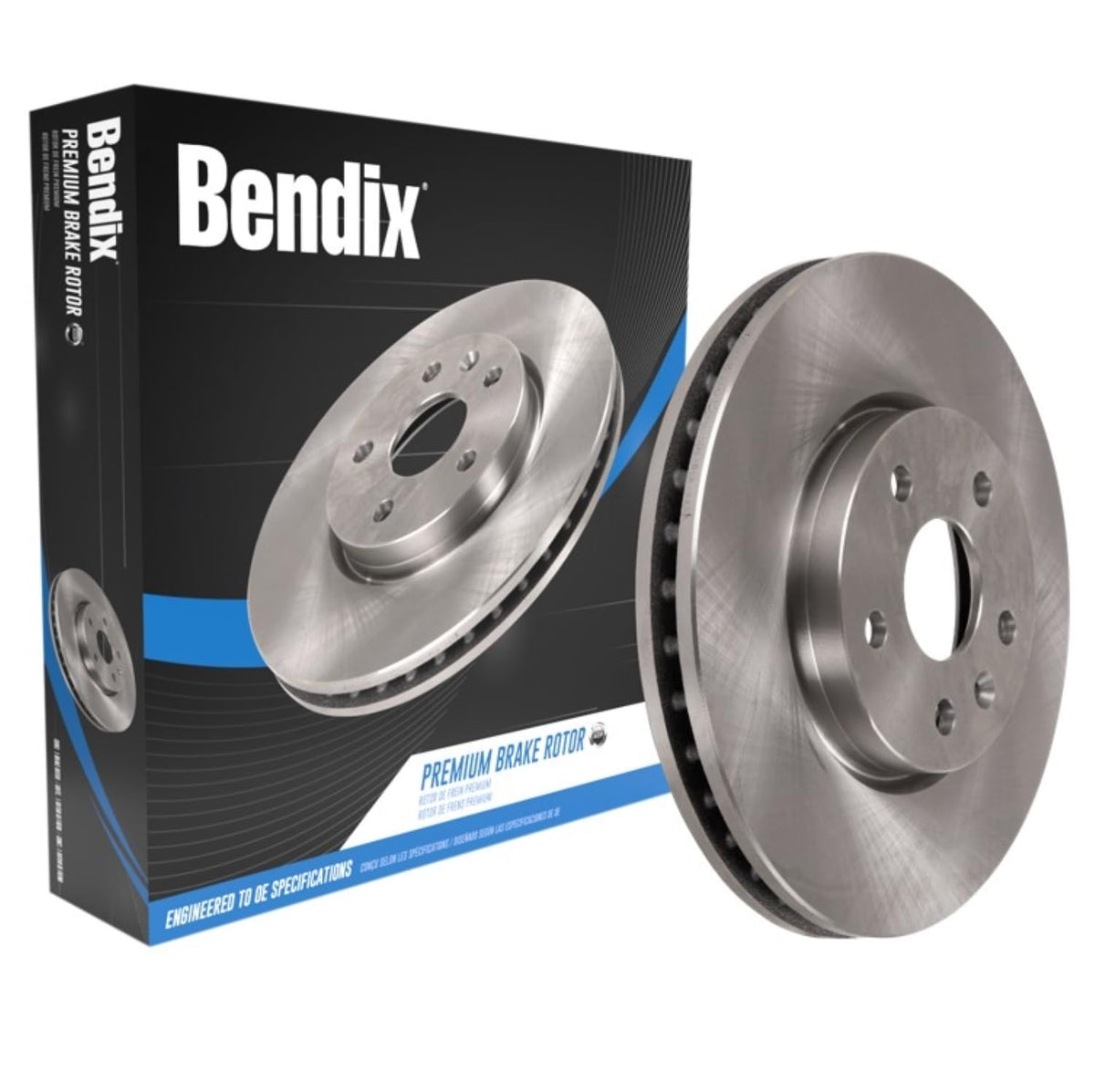 Bendix Premium Prt6013 Rear Brake Rotor For Audi Q5 2010-2009, S4 2011-2010, S5 2011-2008
