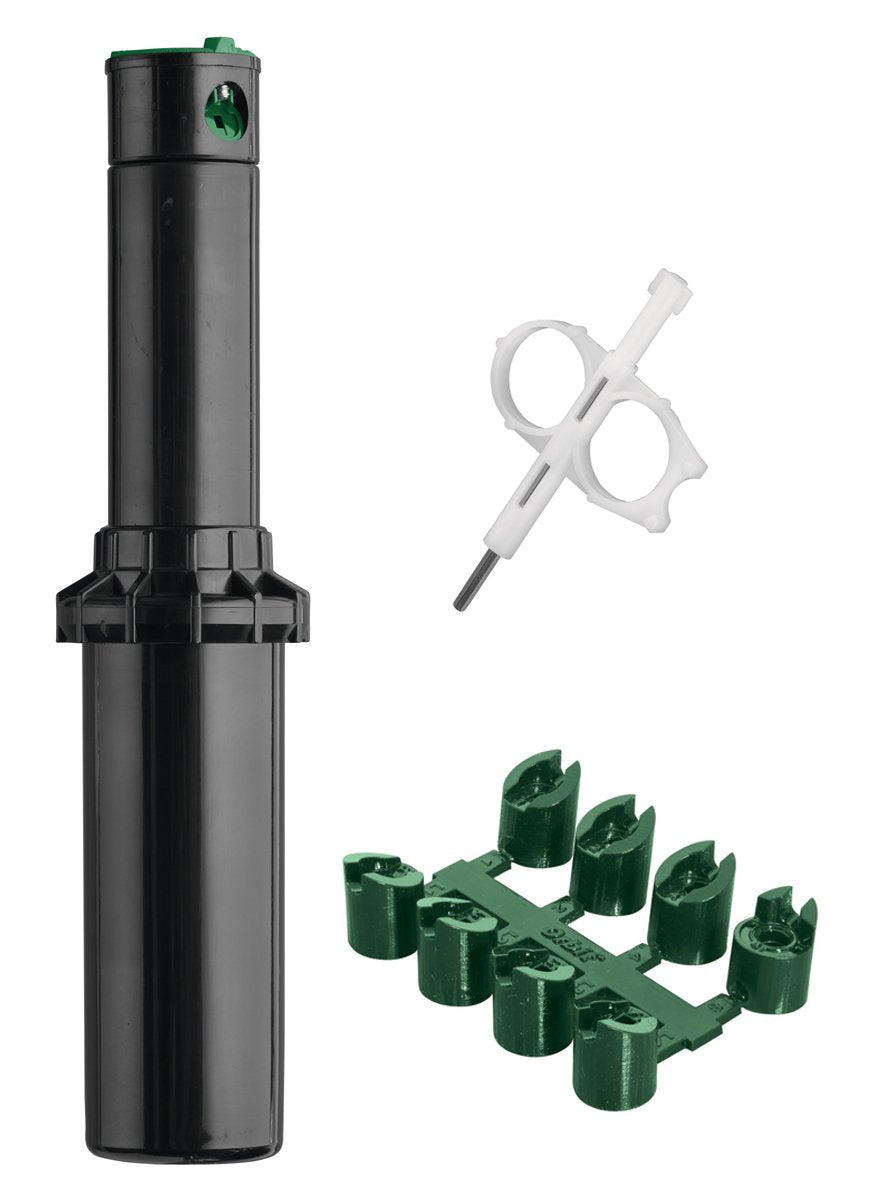 Orbit 55662 Voyager Ii Professional 4'' Adjustable Pop-Up Gear Drive Rotor Sprinkler Spray Head, 40 To 360 Pattern, 25' - 52' Sp