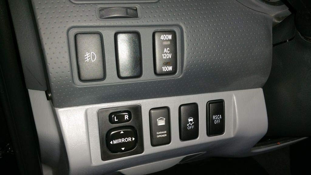 Sasquatch Lights Symbol Older Model Push Button Compatible With Toyota (/ Surface Size 1.54 X 0.83 Inches)