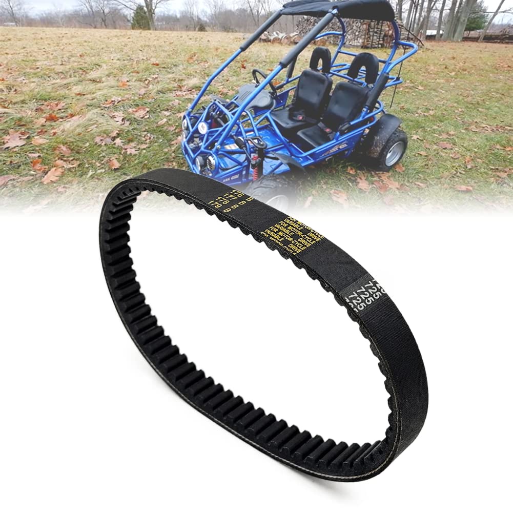 Qymoto Go Kart Drive Belt 725, Hammerhead 80T, Mudhead 208R Belt, 14704 Belt For Trailmaster Mid Karts Mb200, 30 Series Torque Converter Belts, Comet Go Kart Belt Asw 14704
