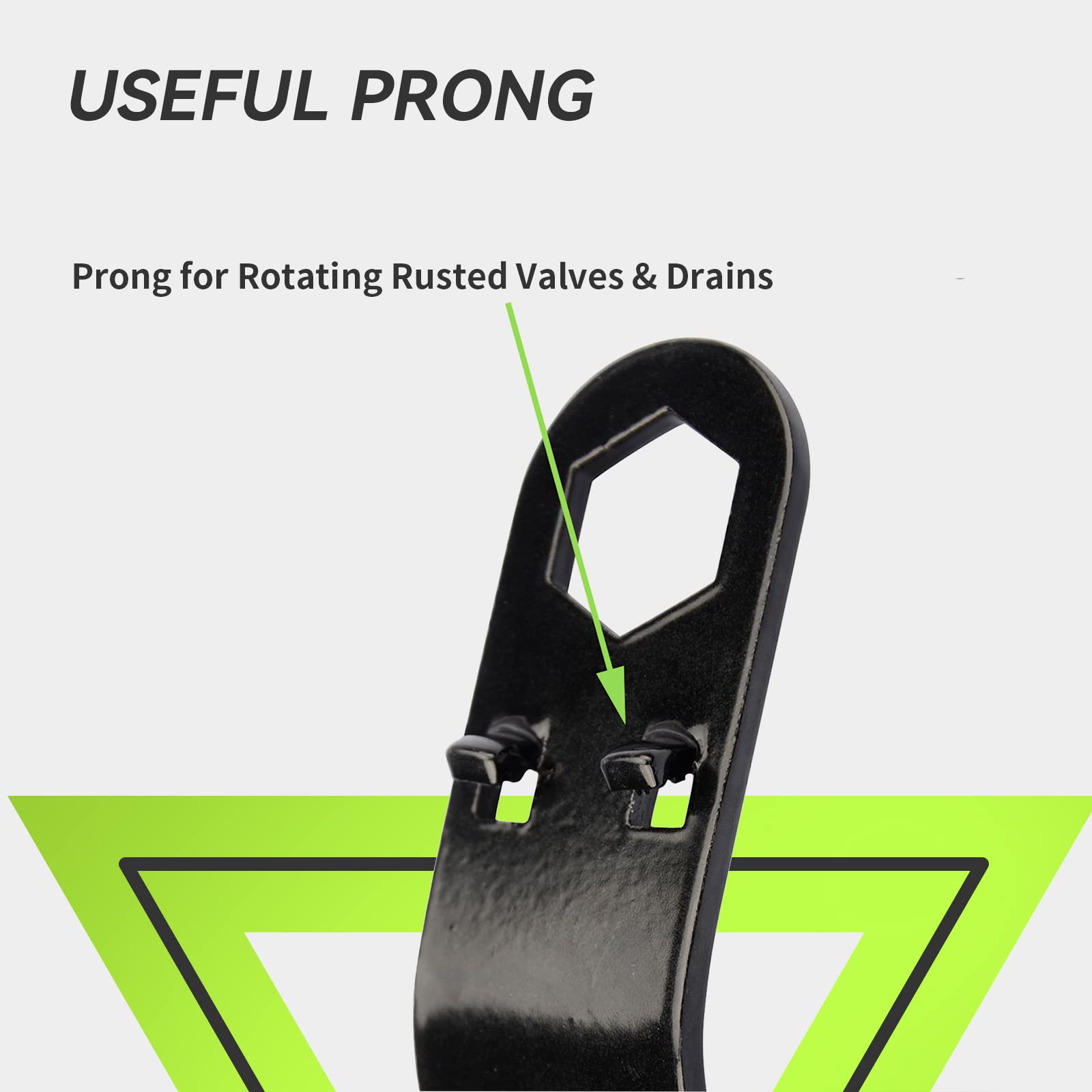 Rv Water Heater Drain Plug Kit, Include Angled Wrench, 4 Pieces 1/2 Npt Replacement Plugs And 1 Roll Ptfe Tape