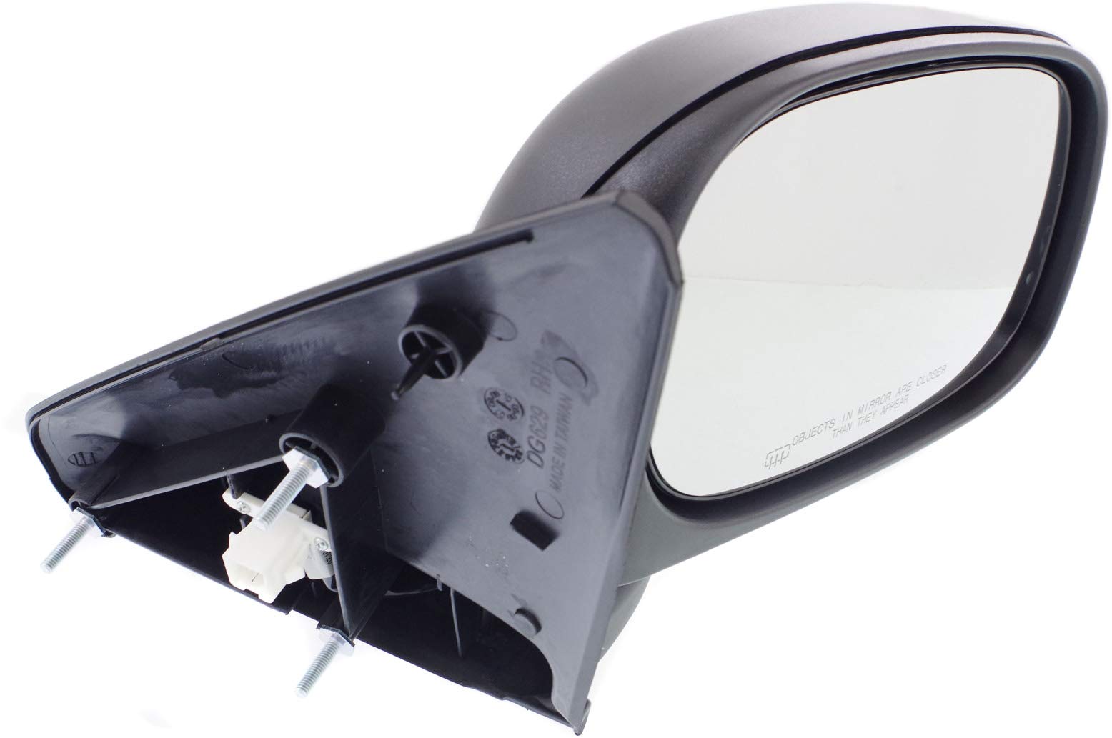 Kool Vue Passenger Side Power Heated Mirror for Dodge Ram 1500 2002-2008 Without Signal Light, Blind Spot Monitor & Puddle Lamp