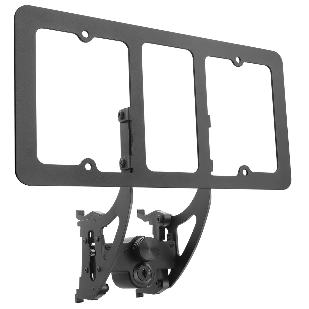 The Original Lockable License Plate Holder For 2020-2023 Tesla Model Y, Front License Plate Bracket Mounting Kit With Anti-Theft