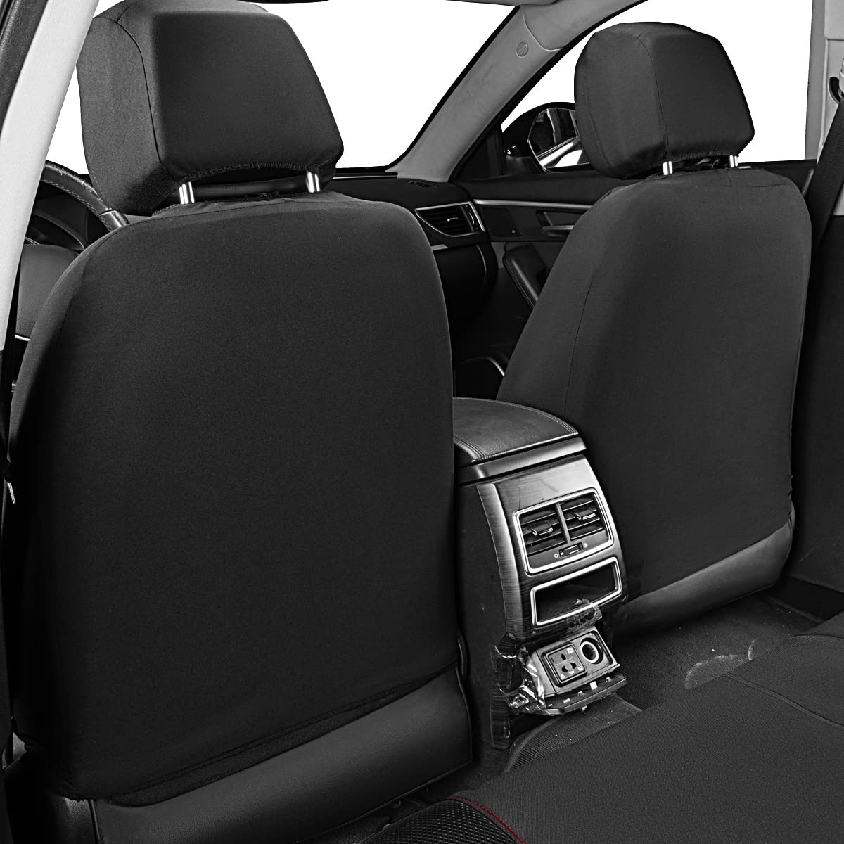 Flying Banner Butterfly Car Seat Covers Ful Set Fashion Universal Lady Woman Female Rear Bench Split Colorized (Full Set, Red Bl