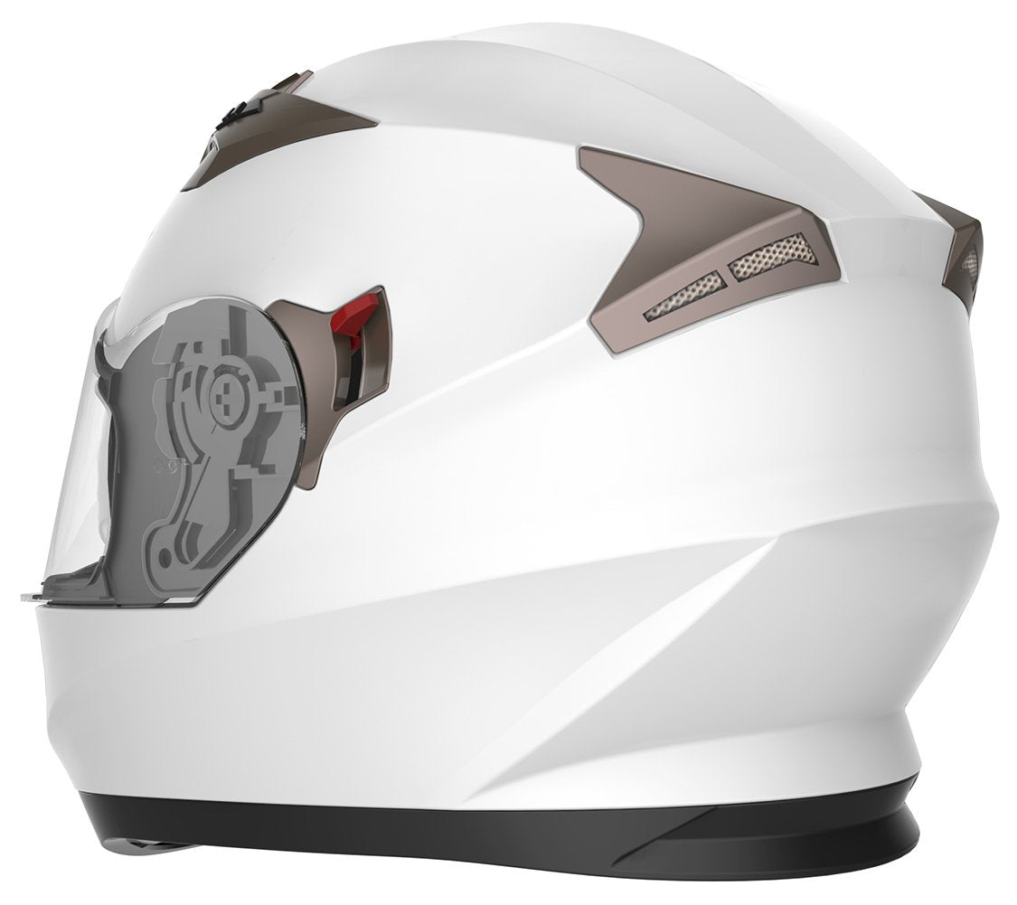 Yema Motorcycle Full Face Helmet Dot Approved Helmet Ym-829 Motorbike Moped Street Bike Racing Crash Helmet With Sun Visor For A