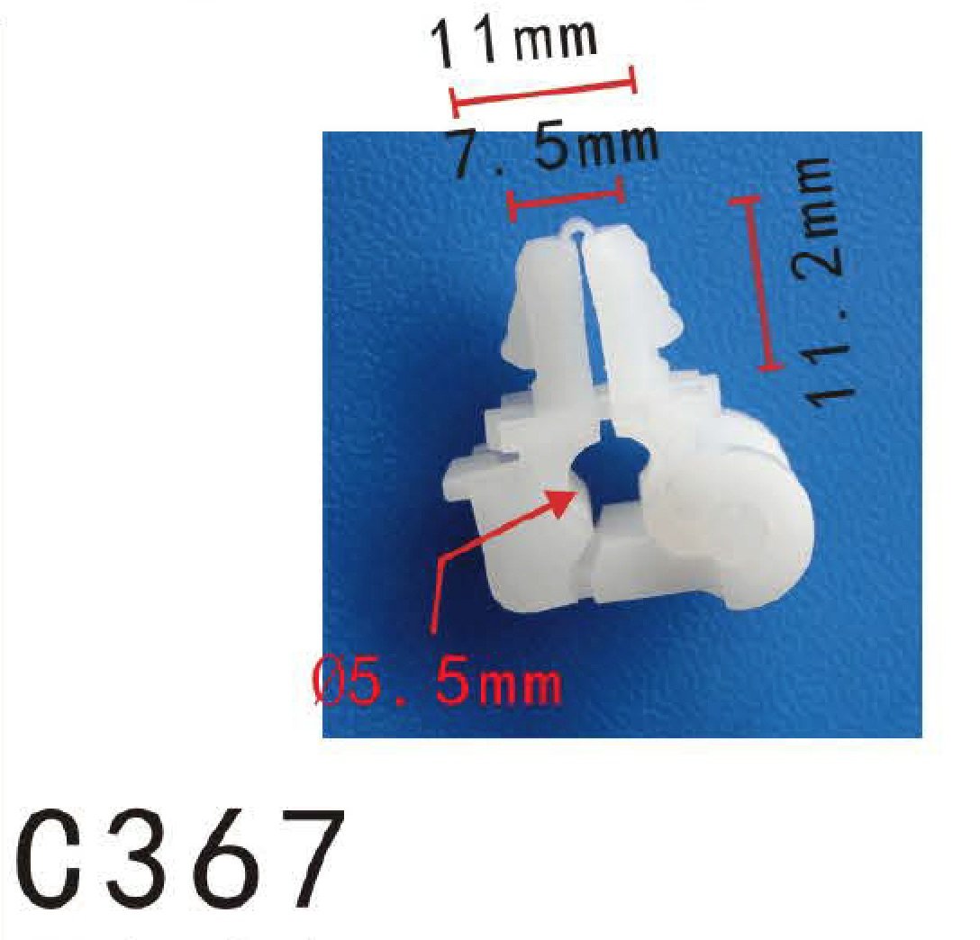 Autobahn88 Retainer Clip For Door Lock Rod, Compatible With Ford (Oem: E6Dz-5421952A, E83Z-5421952B) (Pack Of 20)
